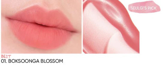 AMUSE Dew Velvet 01 Boksoonga Blossom (Soft Peach) 4g