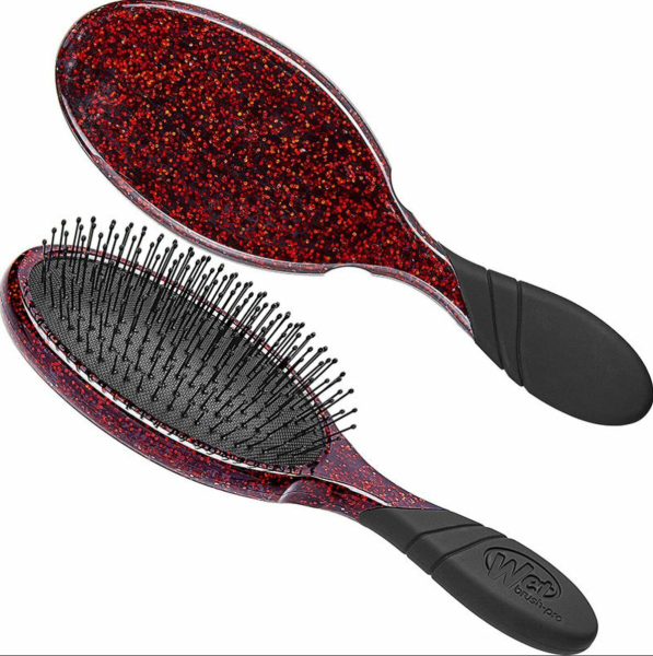 Wet Brush Pro Detangler Holiday Sparkle Red