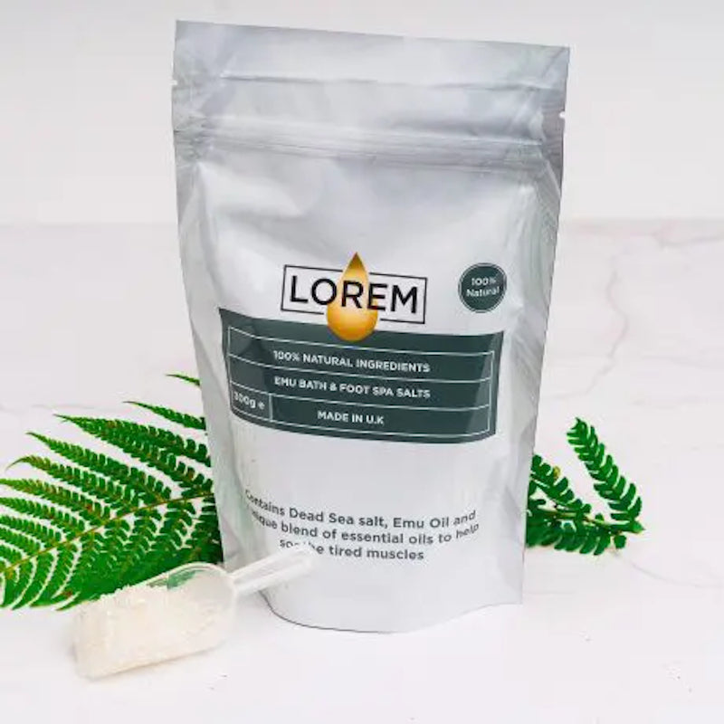 Lorem Emu Bath & Foot Spa Salts 300g