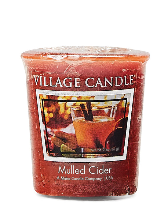 Village Candle - Mulled Cider - Wrapped Votive