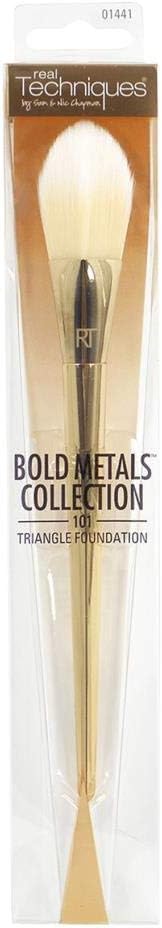 Real Techniques Bold Metals Collection 101 Triangle Foundation Brush