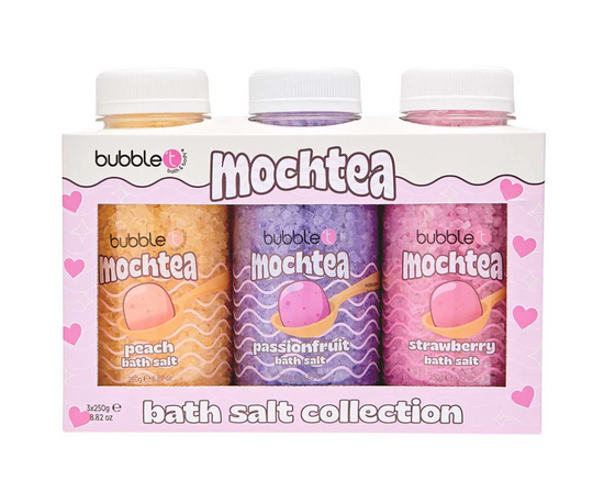 Bubble T Mochtea Bath Salt Collection (3 x 250g)