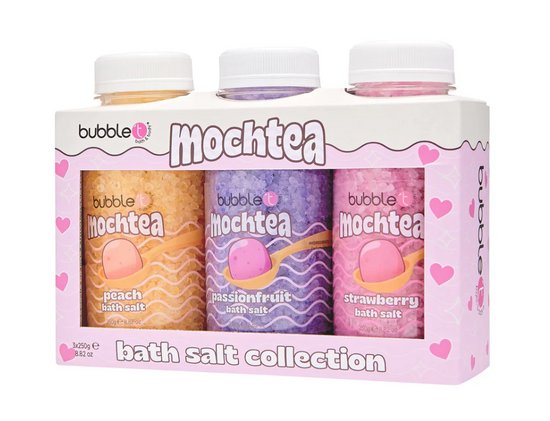 Bubble T Mochtea Bath Salt Collection (3 x 250g)