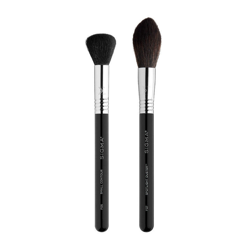 Sigma Beauty Sculpt + Glow Makeup Brush Duo