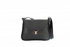 Italian Leather Renata Handbag - Black