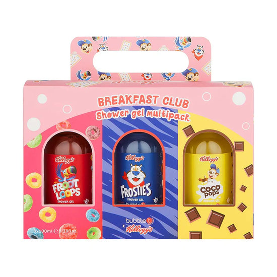 Bubble T Cosmetics Kellogg's Breakfast Club Shower Gel Gift Set (3 x 100ml)