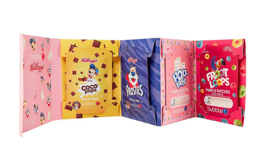 Bubble T Kellogg's Facial Mask & Pimple Patches