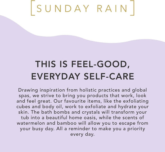 Sunday Rain Sleep Easy Lavender and Cedarwood Soy Candle, with Aromatherapy Oils, Up to 40 Hours Burn Time, Refreshing & Calming Fragrance, 265g