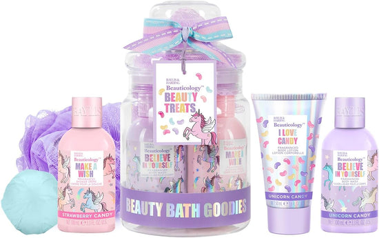 Baylis & Harding Beauticology Candy Beauty Bath Goodies Gift Set - Vegan Friendly (Pack of 1)