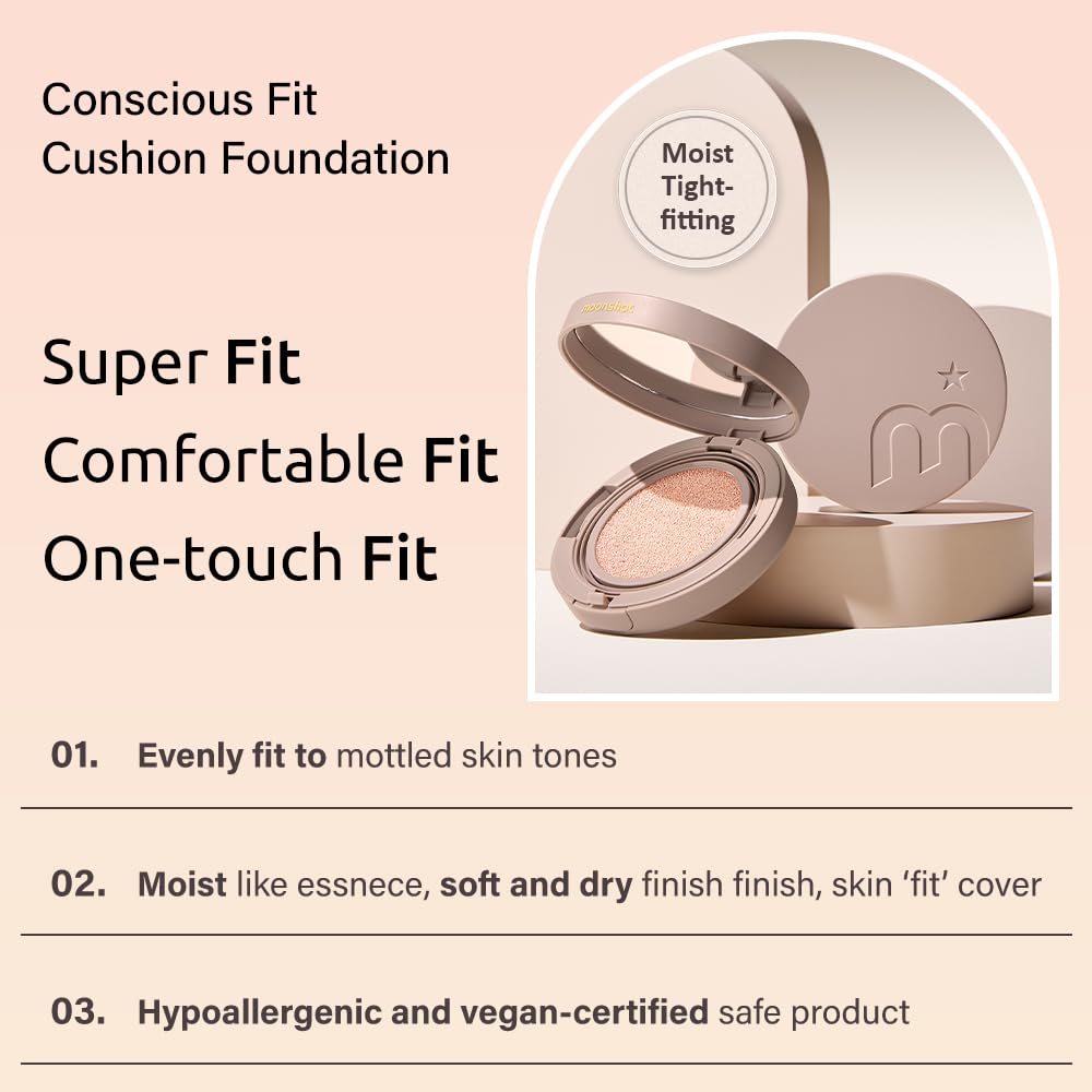 Moonshot Conscious Fit Glow Cushion Foundation 23N Cosmic Beige