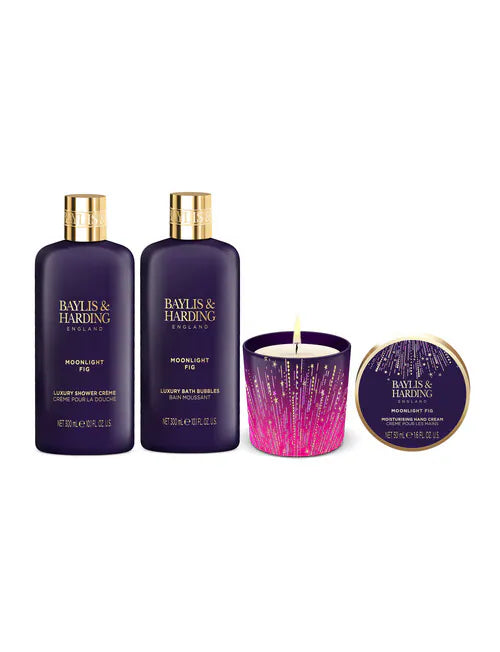 Baylis & Harding Moonlight Fig Candlelit Bathing Set