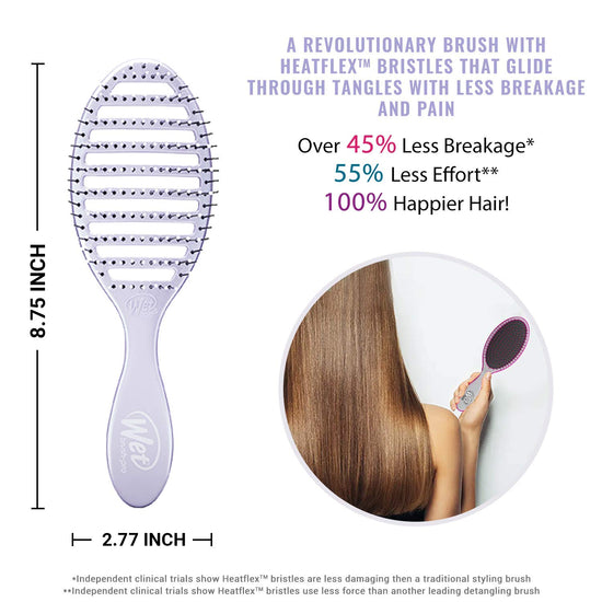 Wet Brush Speed Dry Osmosis Hair Brush Purple