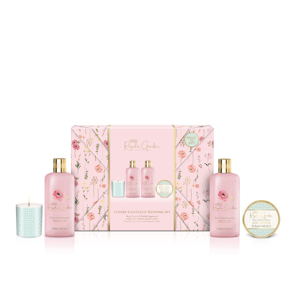 Baylis & Harding Royal Garden Candlelit Gift Set