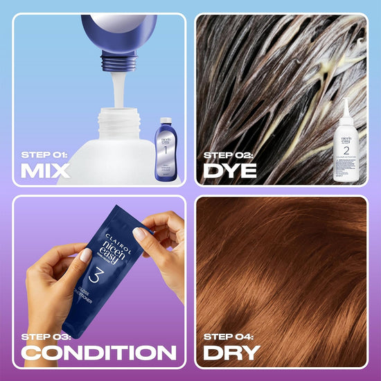 Clairol Nice'n Easy Tone+Gloss Semi Permanent Hair Dye - 645/92 Amber