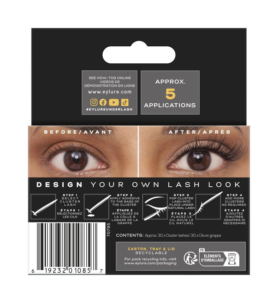 Eylure Underlash Salon Lash Extensions Cluster Wispy