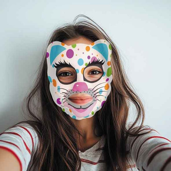 7th Heaven Roar-Freshing Rainbow Leopard Face Mask, Apple & Winter Cherry