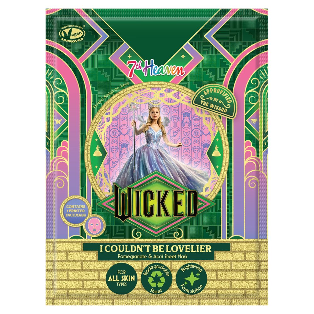 7th Heaven Wicked Glinda I Couldn't be Lovier Pomegranate and Acai Sheet Face Mask