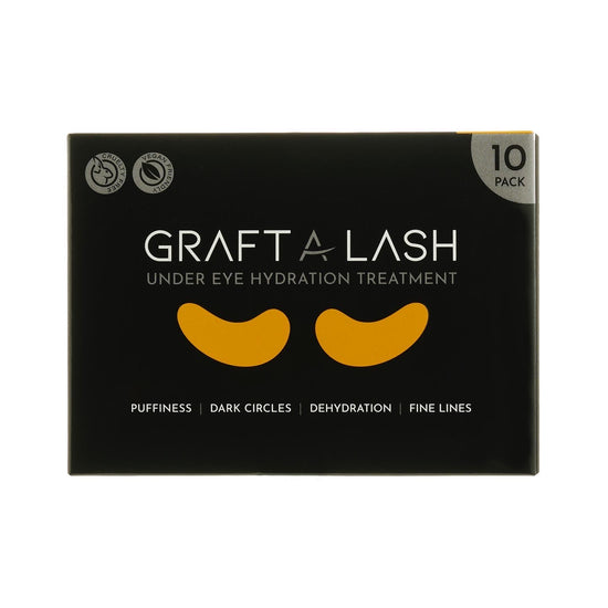 Graft a Lash Gold Eye Masks - 10 Pack Individually Wrapped