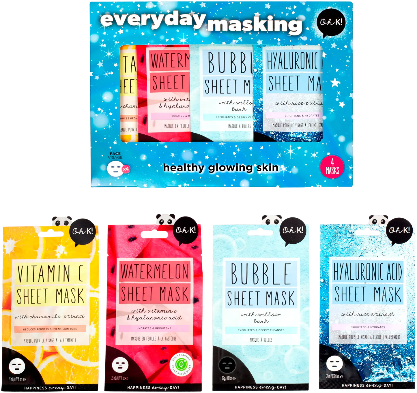 Oh K! Everyday Masking Gift Set