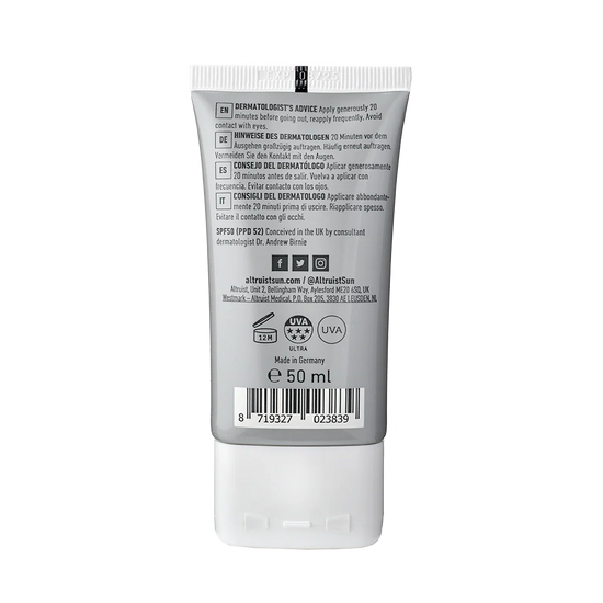 Altruist Face Fluid SPF50, 50ml