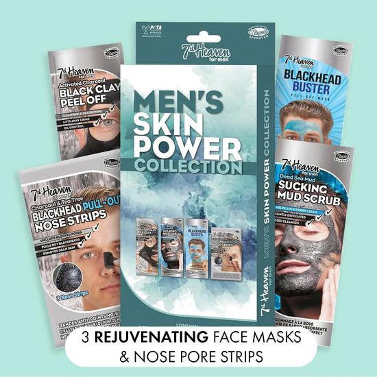7th Heaven Men’s Skin Power Gift Set - Energises & Revives Skin
