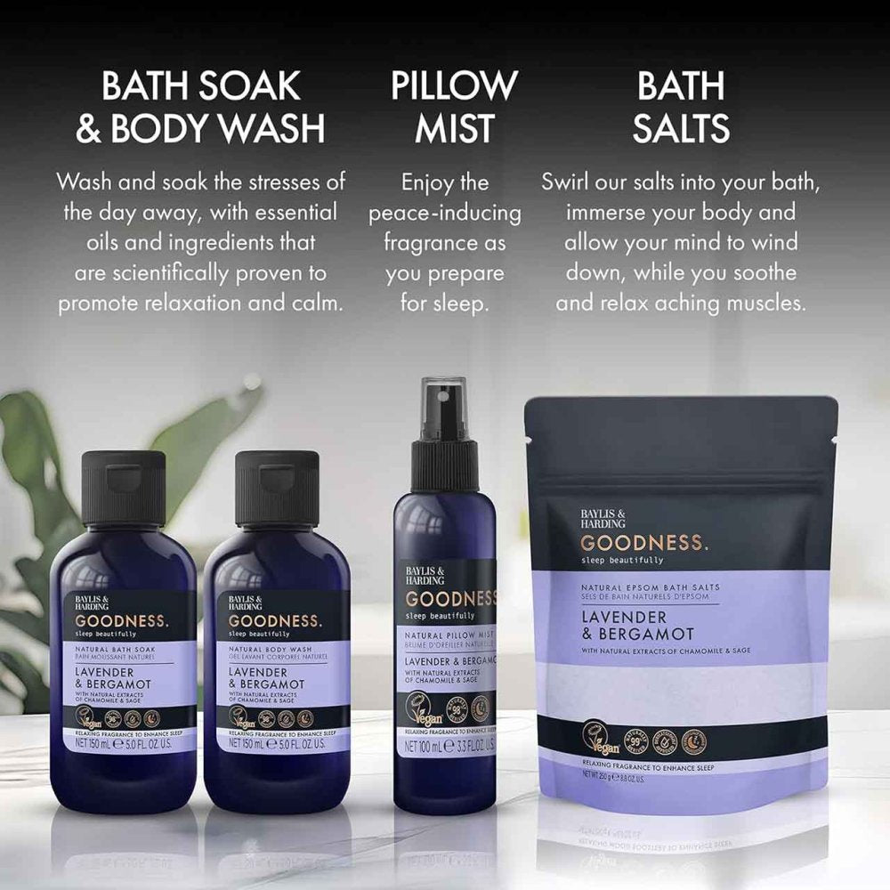 Baylis & Harding Goodness Sleep Lavender & Bergamot Goodnight Gift Set