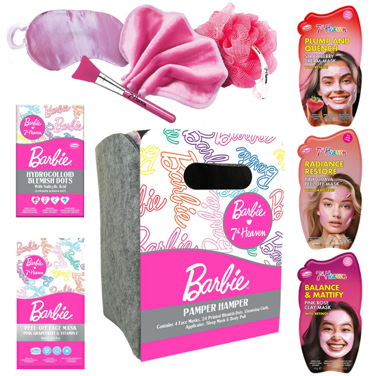 7th Heaven Barbie™ Pamper Hamper - Moisturising & Fun Skincare Gift Set
