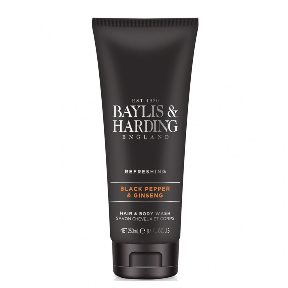 Baylis & Harding Triple Pack: Black Pepper & Ginseng Hair & Body Wash Bundle