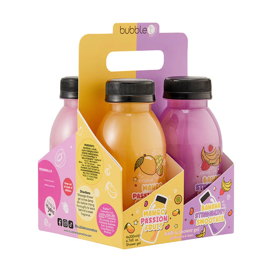 Bubble T Smoothie Body Wash Gift Set (4 x 200ml)