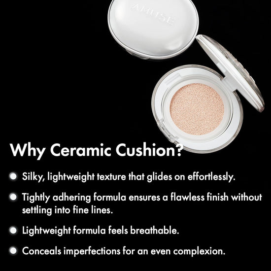 Amuse Ceramic Skin Perfector Cushion 01 Porcelain 15g