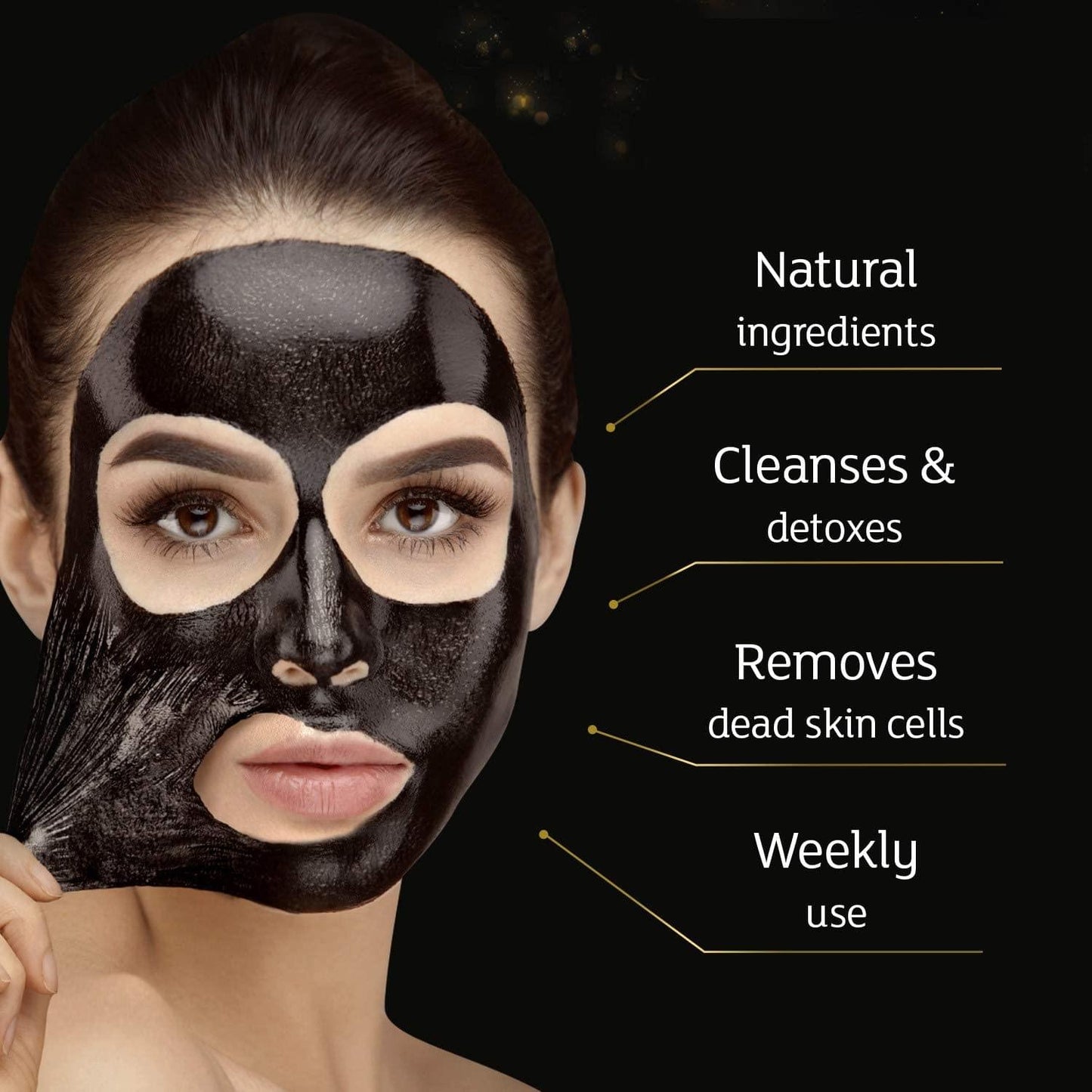 7th Heaven Charcoal and Black Clay Peel Off Mask 100ml Tube with Witch Hazel for Ultra Clean and Smooth Skin, Suitable for Oily, Normal and Combo Skin Types