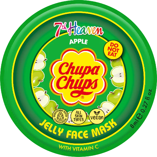 7th Heaven Chupa Chups Apple Jelly Mask with Vitamin C - Refreshes & Brightens