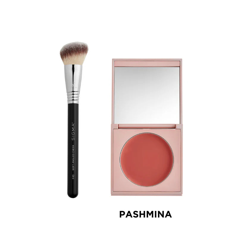 SIGMA CREAM BLUSH & BRUSH BUNDLE- PASHMINA