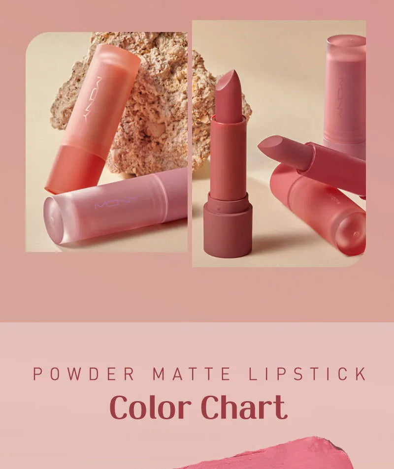 MACQUEEN - Powder Matte Lipstick - 6 Colors