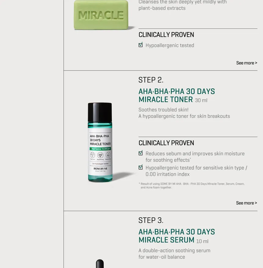 Some By Mi AHA.BHA.PHA 30 Days Miracle Starter Kit