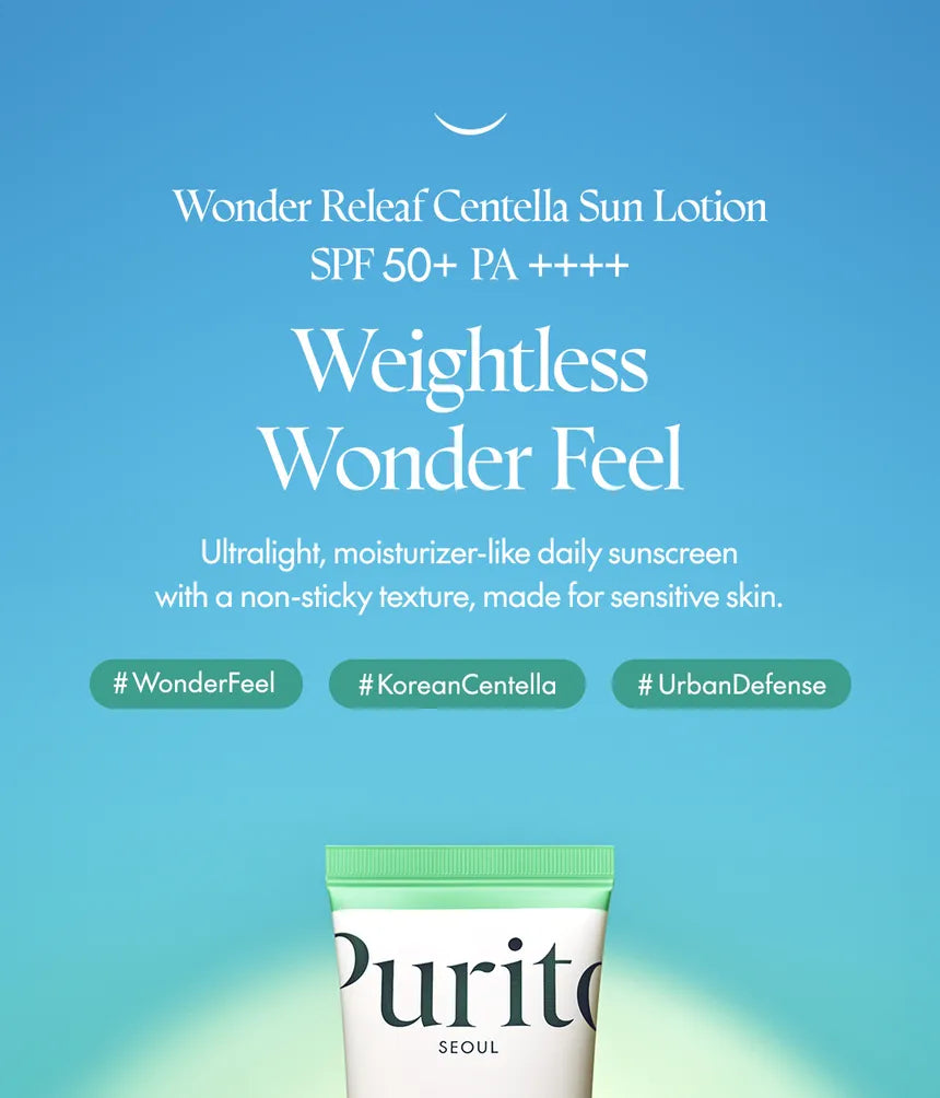 Purito SEOUL Wonder Releaf Centella Daily Sun Lotion Set 5 pcs [5 pcs]