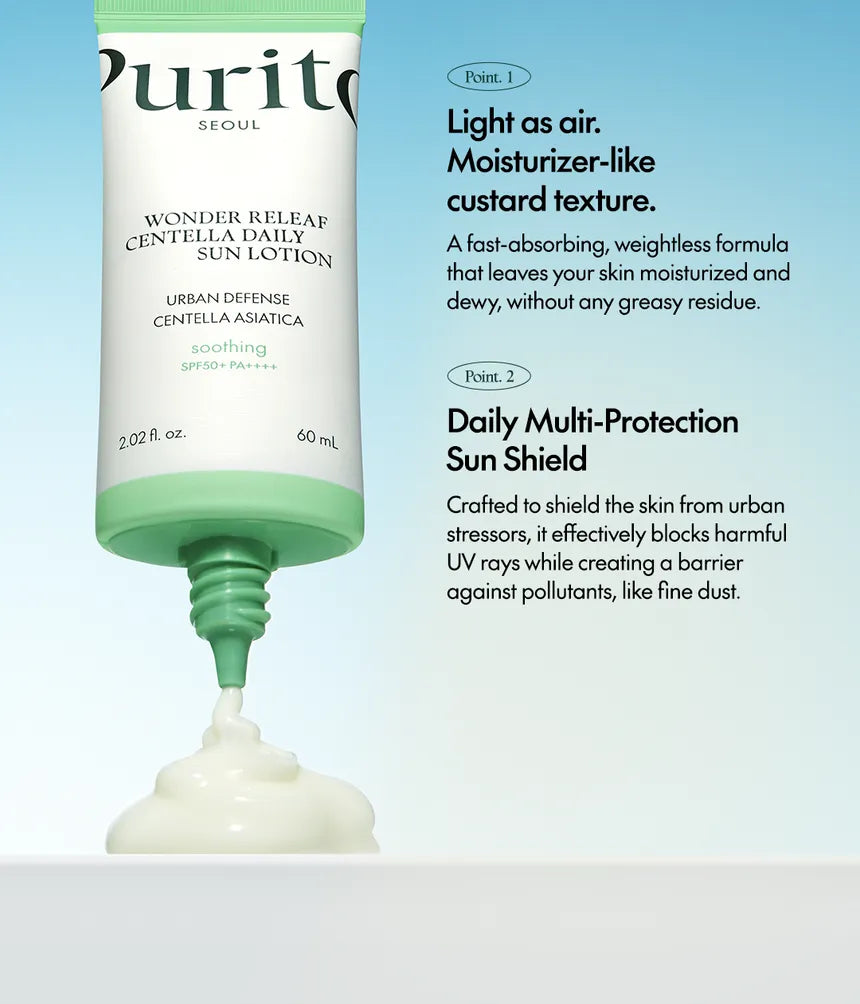 Purito SEOUL Wonder Releaf Centella Daily Sun Lotion Set 5 pcs [5 pcs]