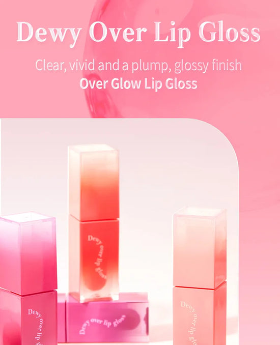 MACQUEEN - Dewy Over Lip Gloss - 6 Colors