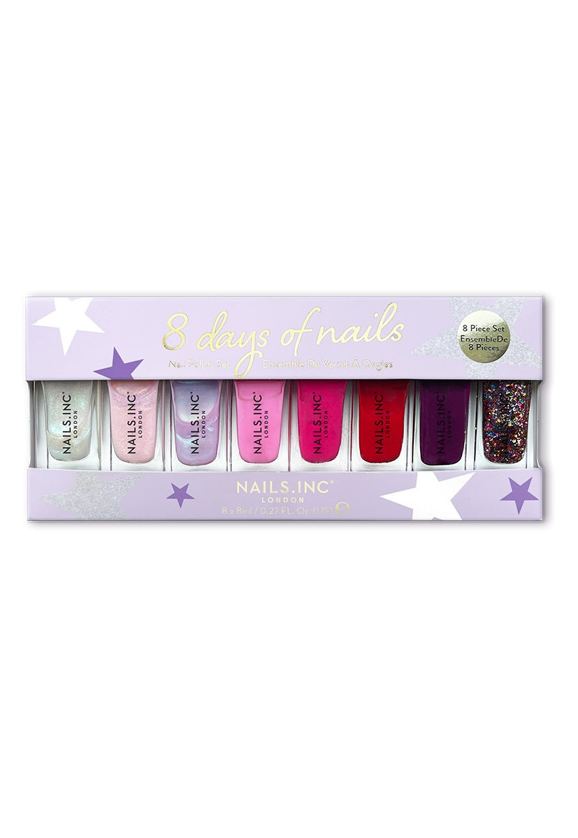 Nails Inc. 8 Days of Nails Nail Polish Set