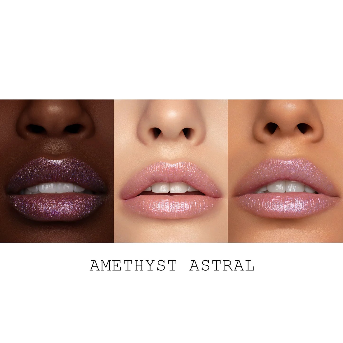 Pat McGrath Lip Fetish Astral Balm 620 Amethyst Astral (Lavender with Pink and Blue Sparkle)