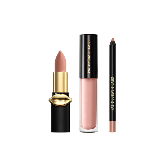 Pat McGrath Mini Nude Venus Lip Trio MatteTrance™ Edition