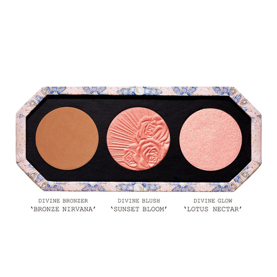 Pat McGrath Divine Blush + Bronze + Glow Trio Nirvana in Bloom