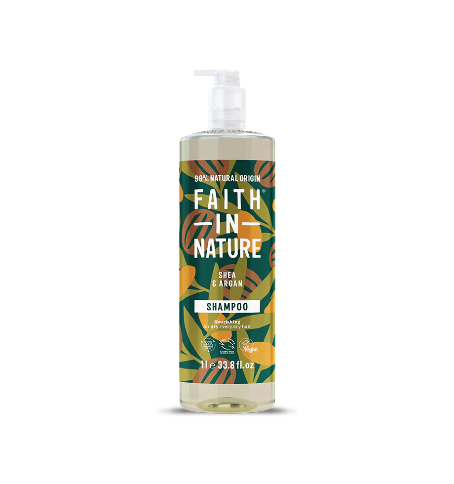 Faith in Nature Shea & Argan Shampoo 1 litre