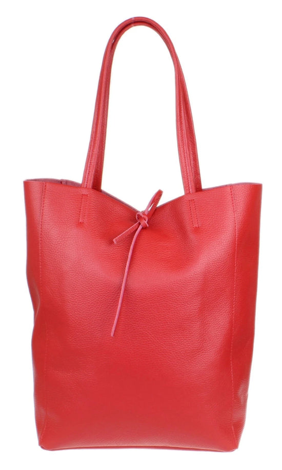 Ladies Soft Italian Real Leather Metallic Shopper Tote Bags Women Girls College Shoulder Handbags for Women