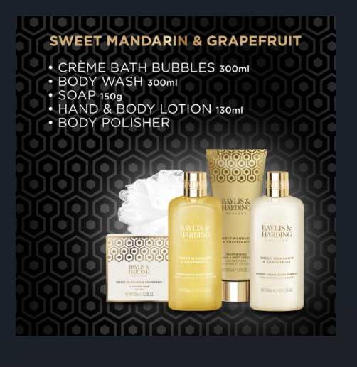 Baylis & Harding Mandarin and Grapefruit Indulgent Bag