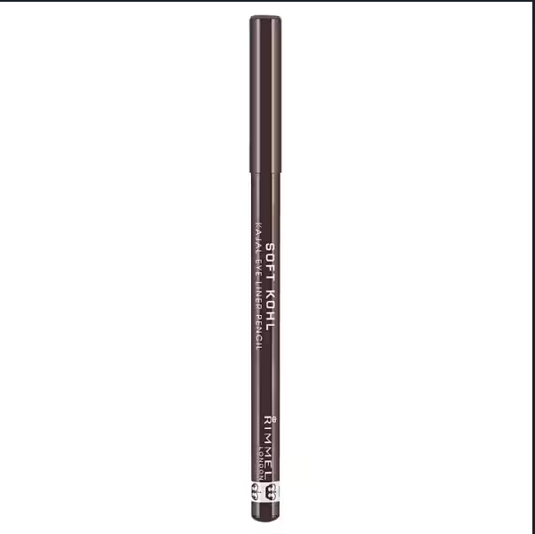 Rimmel Soft Kohl Kajal Professional Eyeliner Pencil, Sable Brown, 1.2g