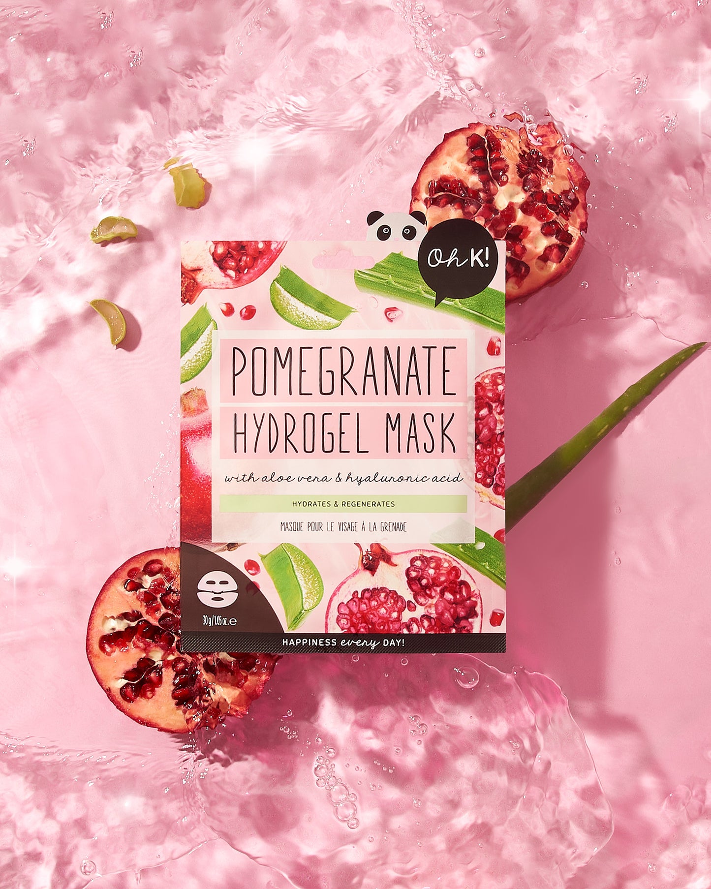 Oh K! Pomegranate & Hyaluronic Hydrogel Mask