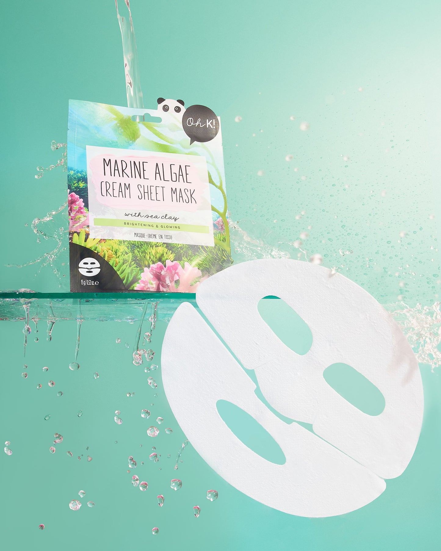 Oh K! Marine Algae and Sea Clay Cream Sheet Mask