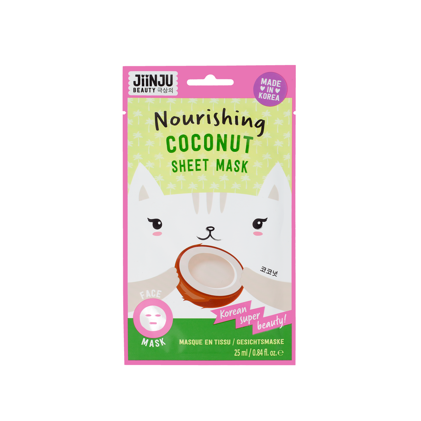 Jiinju Nourishing Coconut Sheet Mask