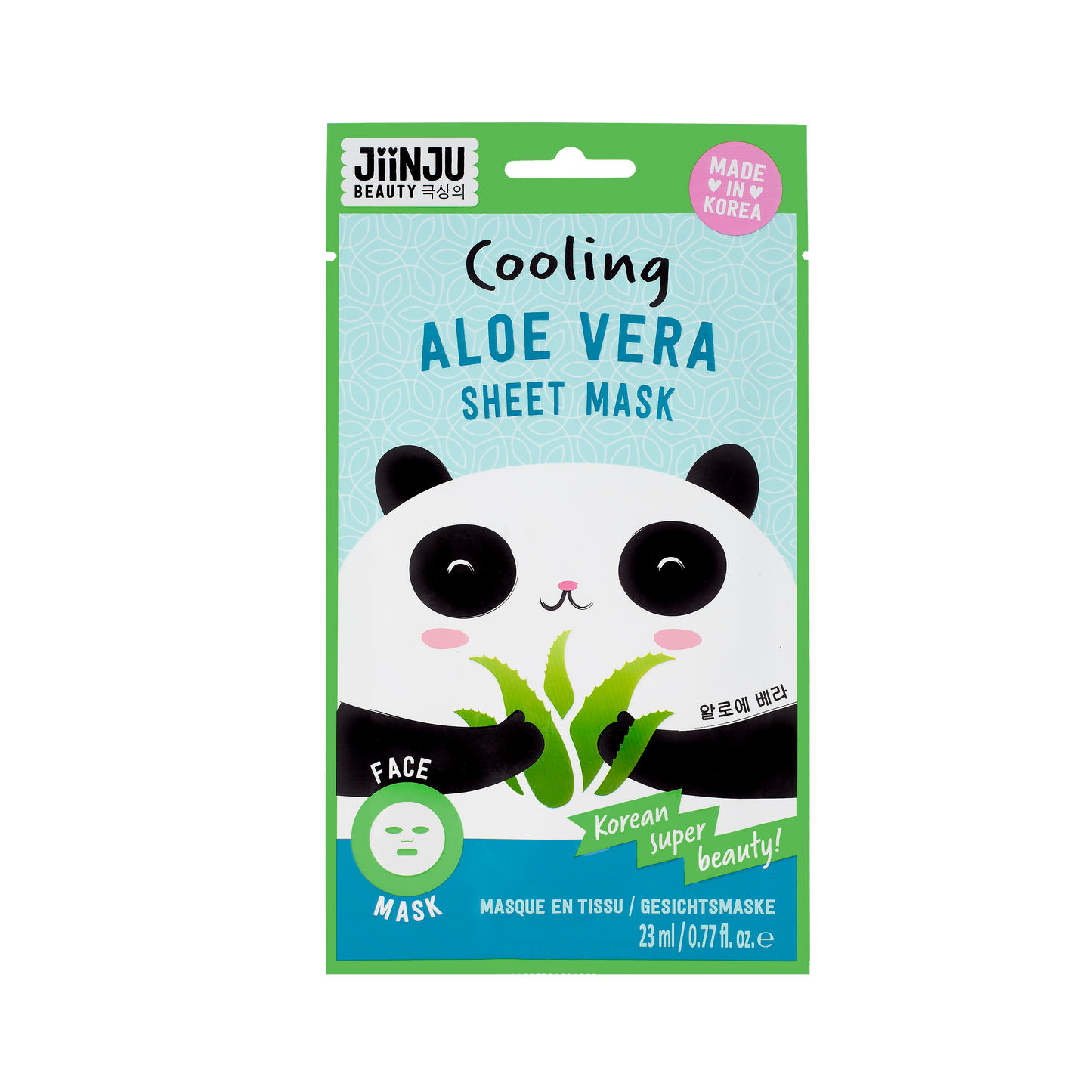 Jiinju Cooling Aloe Vera Sheet Mask